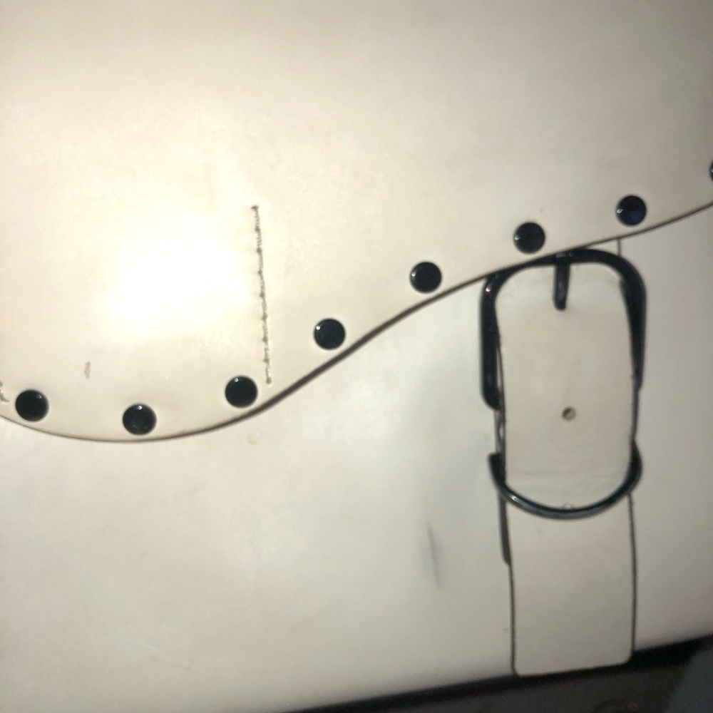 Rebecca Minkoff Cream Studded Satchel 56 - Picture 13 of 14